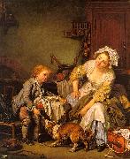 Jean Baptiste Greuze The Spoiled Child oil painting artist